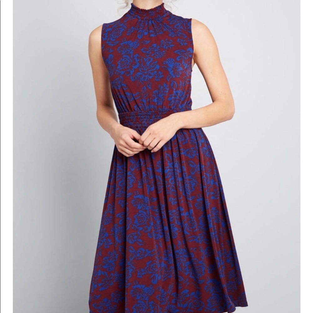 ModCloth Savor the Occasion Knit A Line Dress Sz S